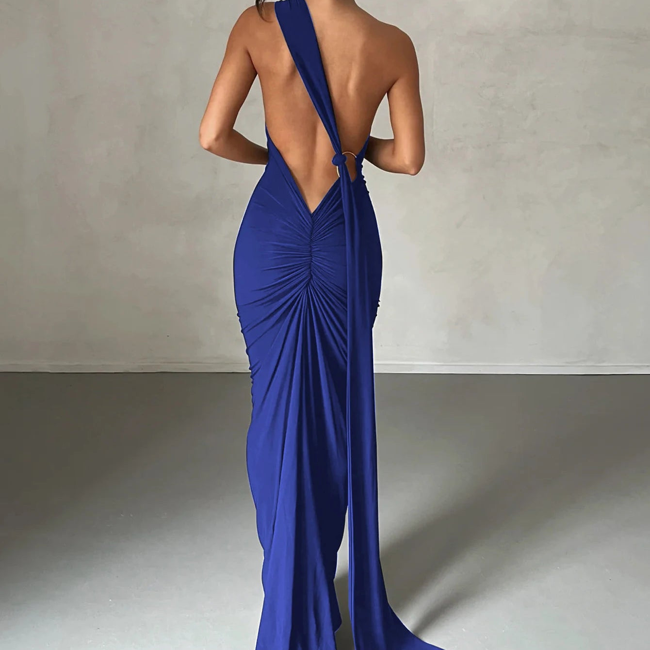 Eloara One-Shoulder Maxi Dress