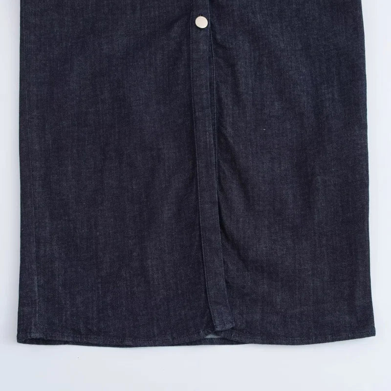 Eloara Denim Midi Dress