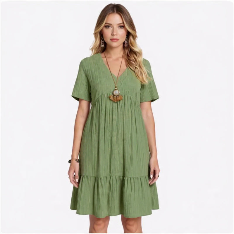 Eloara Sculpted Peplum Dress